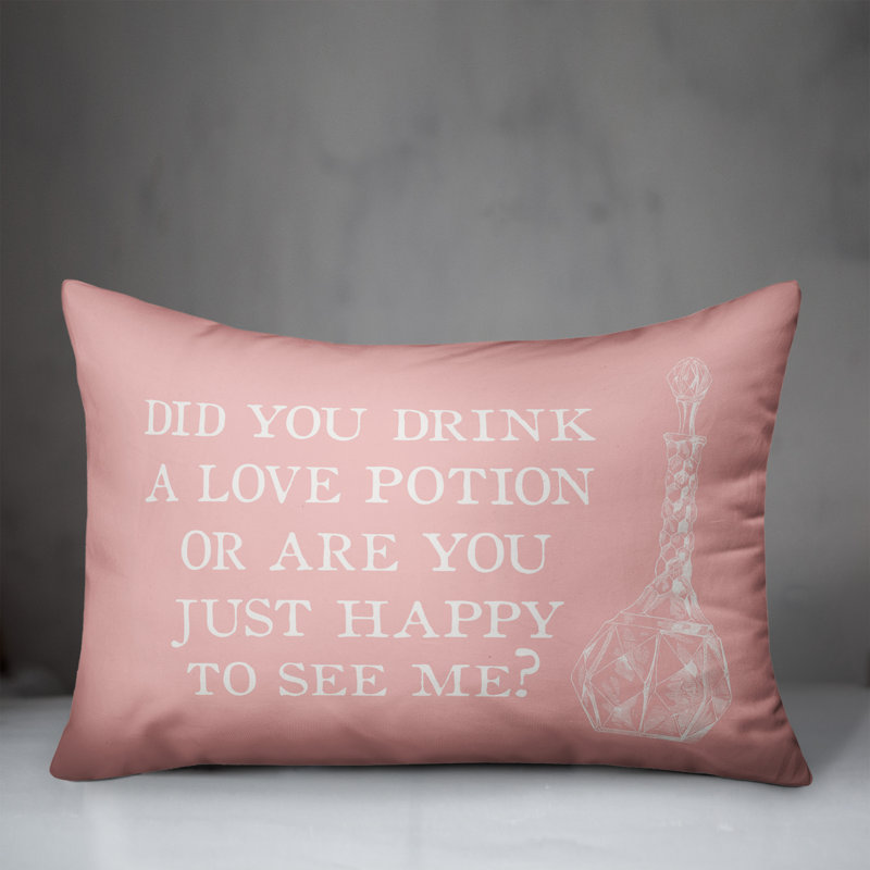  Housse et insert d'oreiller rectangulaire Love Potion