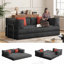 Canapé modulaire, canapé convertible Pudding Block, canapé-lit sur pied avec accoudoirs et canapé-lit confortable, canapé à compression pour le salon et la chambre à coucher-121068835