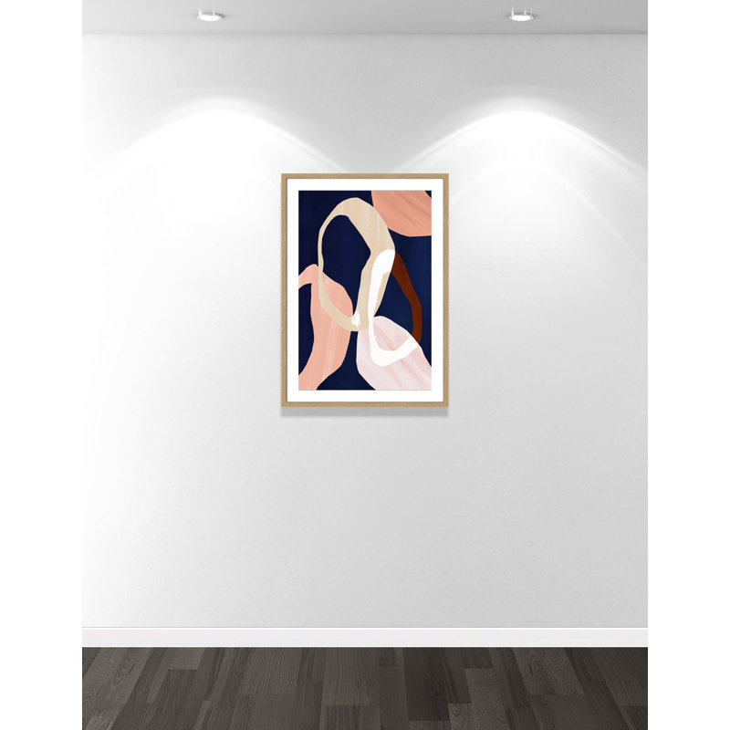 Loop II Print par Violets Print House, L 25,5 po x H 35,5 po, Imprimé mat, Naturel