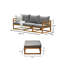 Rimasha 206.4cm Wide L-Shaped Acacia Patio Sofa with Cushions-1259944236