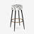 Black And White Zebra Monochromatic Elegance - Abstract Bar Stools Set Of 2