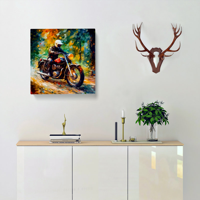 Modern Wall Art - Wrapped Canvas, 35cm H x 35cm W x 3cm D