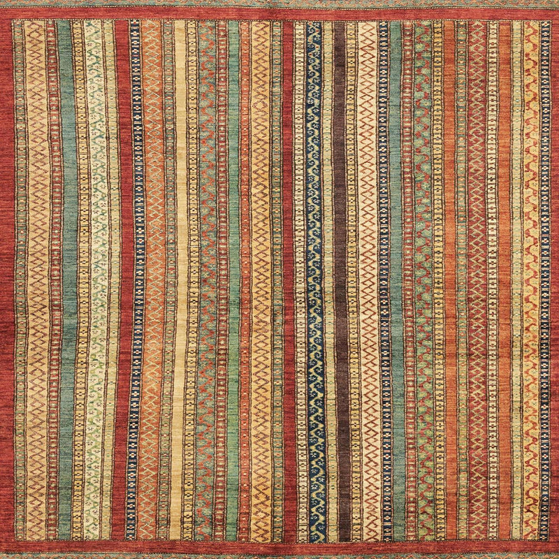 Abstract Indoor Rug, Square 8'