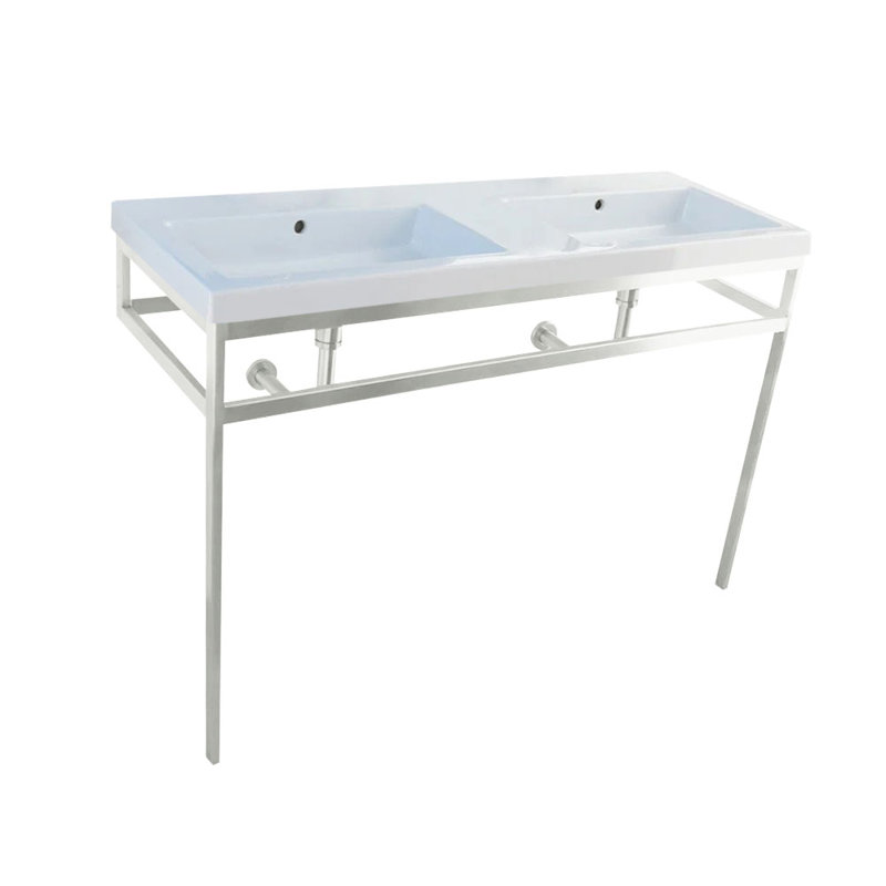 Aquaquattro Sink Stand, Brushed Stainless Steel