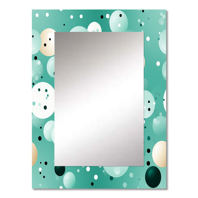 Motif à pois Carlissa Coastal Tranquility, 32 po x 24 po