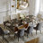  Modern Rectangular Sintered Stone Dining Table with Pedestal Base-654490484-666994732