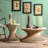 Curtice Frame Round Rattan Coffee Table