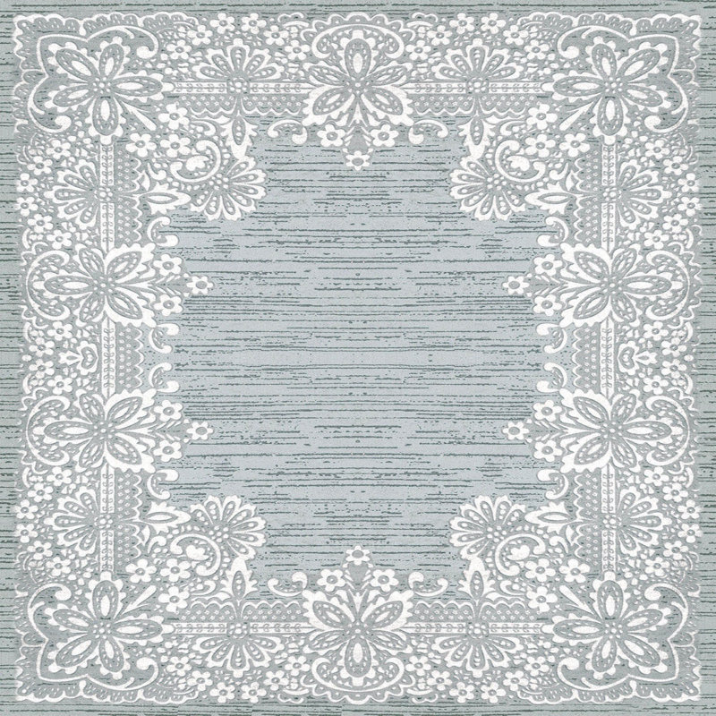 Stylish Woven Carpet, 5.2 x 7.5 Feet | 100% Polyester, 0.3 in Pile Height, Antibacterial, Non-Slip PVC Dot Underside | Machine Washable, 3D Digital Print | Perfect for Living Room, Bedroom & Home Décor