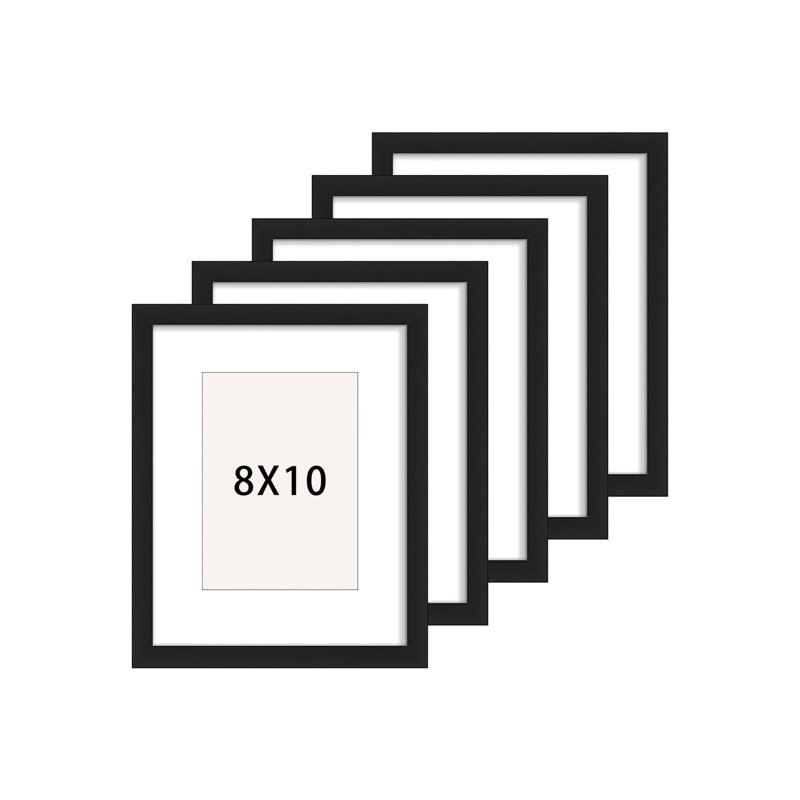 Teodor Picture Frame - Set of 5, Black