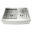 KBFmore  Single Bowl Apron Front Farmhouse Workstation Kitchen Sink with 6 PCs Accessories-98377039