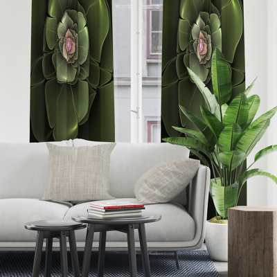 Semi Sheer Curtain Pair