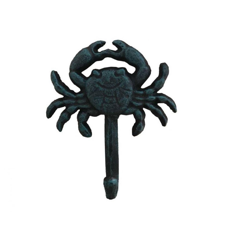 Crochet mural crabe Jonette, Bleu Seaworn