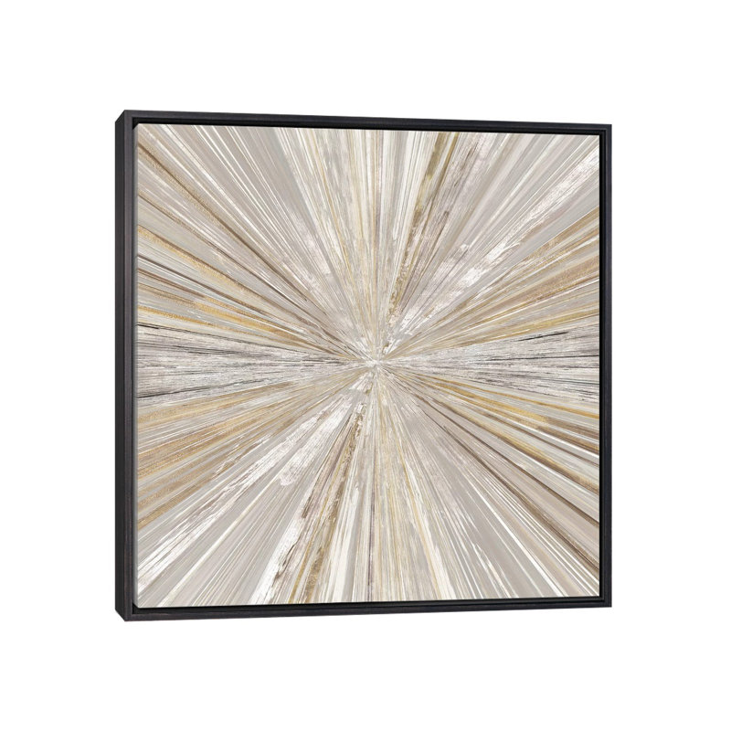 Shimmering Light II par Tom Reeves - impression d'art graphique, H 37 po x l 37 po, Reproduction avec cadre flottant