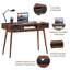 Grimaud Solid Wood Base Computer Desk