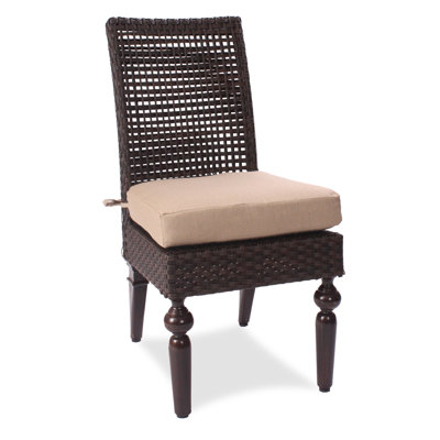 Chaise de patio avec coussin Anze