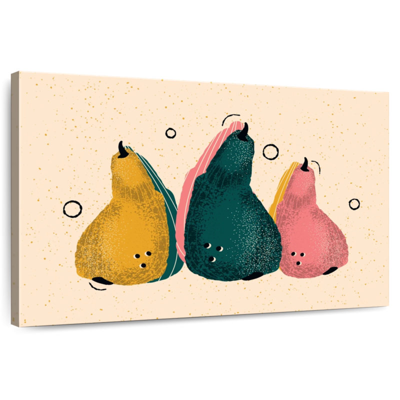 Yarlin Abstract Pears, 8" H x 12" W