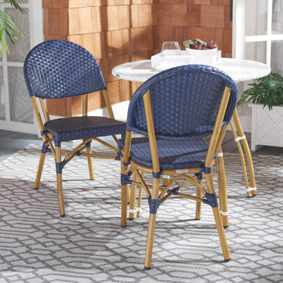 Nergizli Stacking Patio Dining Side Chair by Bay Isle Home