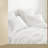 Premium 3 Piece Bedding Sets, Full Queen Cotton Muslin Quilt, White