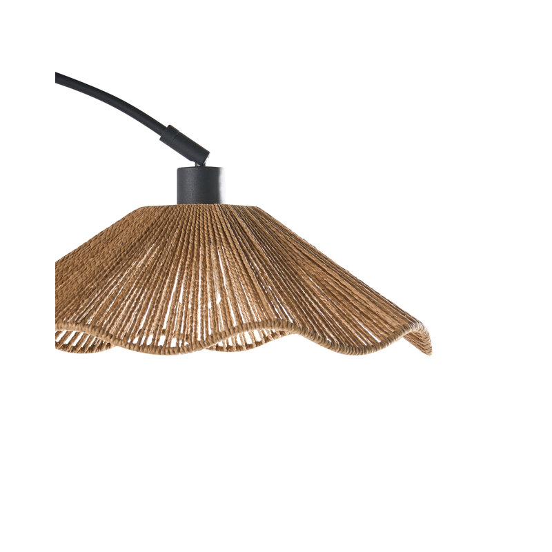 160cm Satin Traditional Floor Lamp, Beige