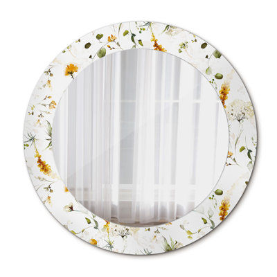 Huldar Glass Flat Wall Mirror