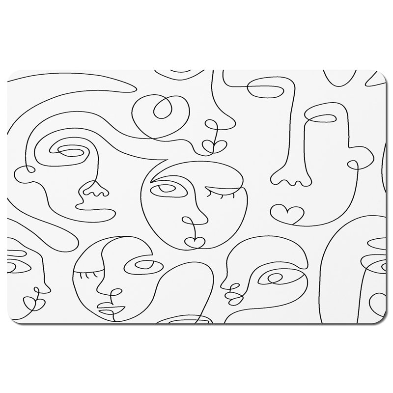 Dubhgan Wood No Pattern Rectangle Placemat