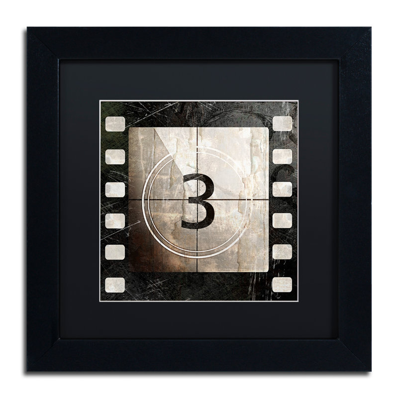 Jadaya «Vintage Countdown III», impression encadrée, H 11 po x l 14 po x P 0,5 po, Noir