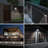 Solar Motion Sensor Lights IP65 Waterproof Outdoor Wall Lighting 6500K Pure White for Driveway Patio-40847294