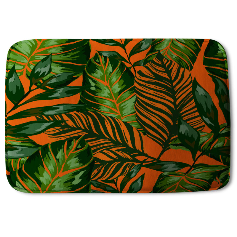 Akhi Non-Slip Bath Rug, Tropicana