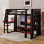 Lit mezzanine simple avec bureau-1112172039