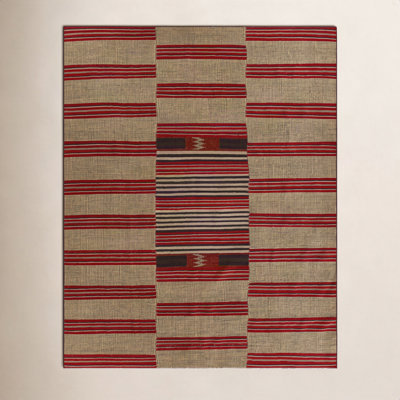 Adobe Flatweave Geometric Jute Rug