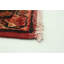Tapis de couloir en Tapis décoratif laine rouge noué à la main des années 1980 5 pi 5 po x 10 pi 11 po