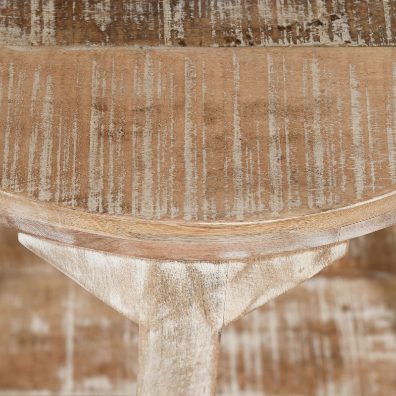 Table d'appoint Avni naturelle vieillie