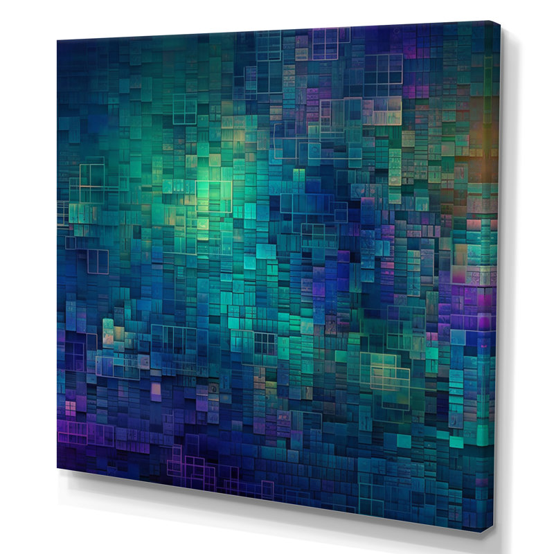 Matrice II sur toile, Toile tendue, L 30 po x H 30 po
