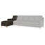 Canapé modulaire Madison (cuir, pieds coniques)-74770631-74770641