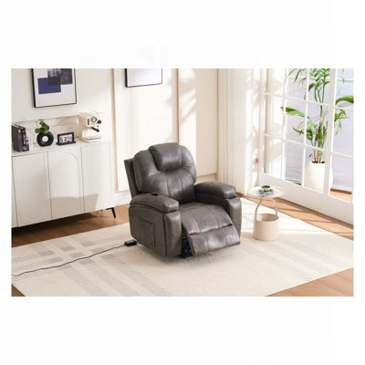 Oversized Single Sofa Armchair With Side Pockets Couches, For Living Room Meeting Room Bedroom