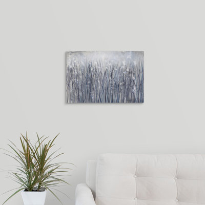 « herbey brume », impression sur toile