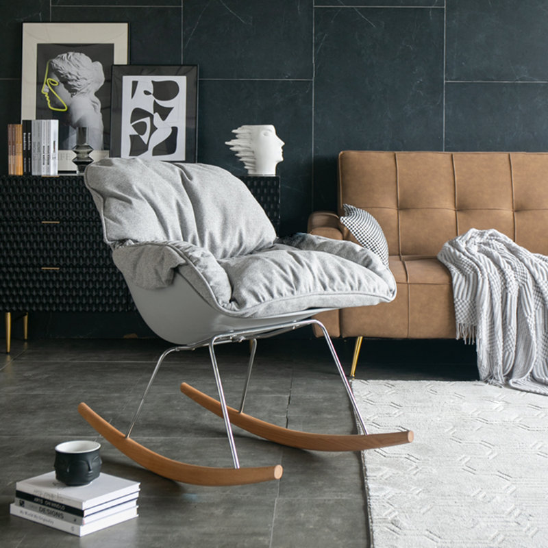 Chaise berçante Minimalist Home, Gris