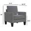 Fauteuil en polyester Amatul-310757197