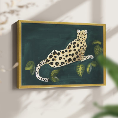 Lethargic Leopard I -Framed Print - Restickable