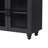 Farmhouse TV Stand with Tempered Glass Doors, Adjustable Shelves & Gourd Wood Legs – Elegant Living Room Sideboard-87035592