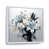 Cadre flottant blanc