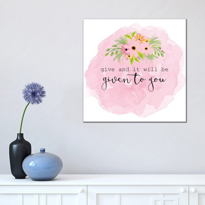 Give by Ann Bailey - Wrapped Canvas Gallery-Wrapped Canvas Giclée