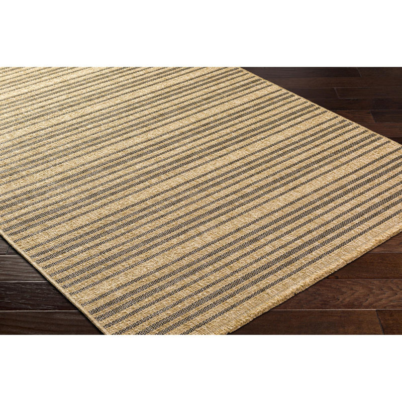 Abbie Striped Indoor / Outdoor Rug, Runner 2'7" x 7'