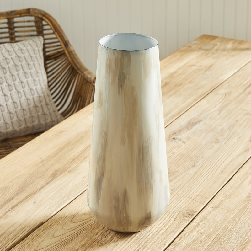 Almeta Metal Table Vase, 18" H x 8" W x 8" D
