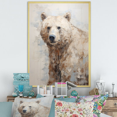 Minimalisme ours dans la glace I