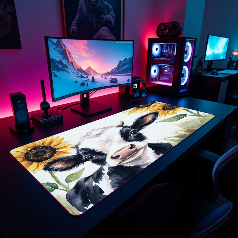 Polyester Desk Pad, 23.6x13.8