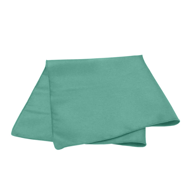 Polyester Square Napkin, Jade, 17" x 17"