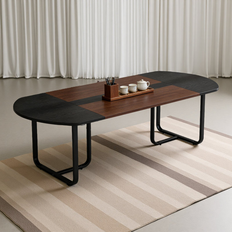 Table d'ordinateur Curved Design, bureau de direction haut, table de réunion, table de bureau