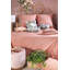 Peach 100% Cotton Reversible 3 Piece Duvet Cover Set