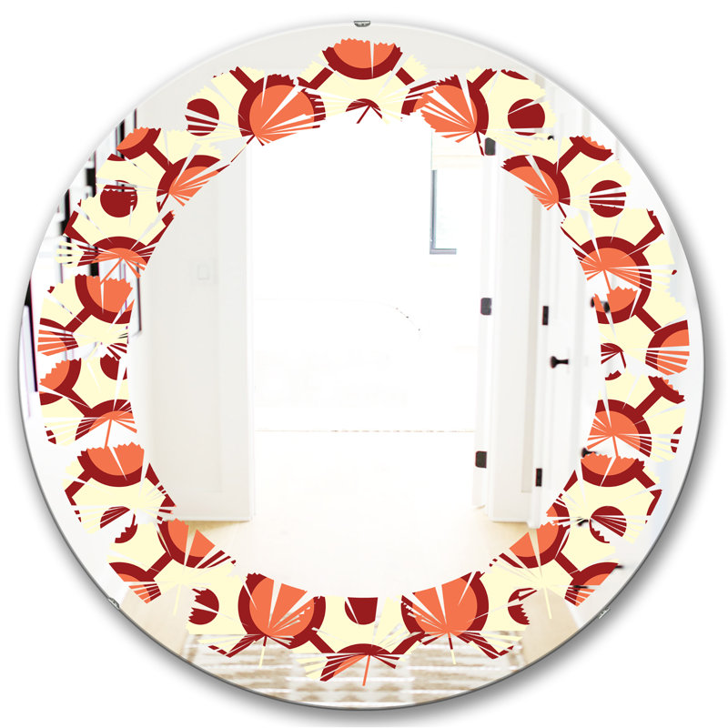 Miroir mural Leaves, H 31,5 po x l po